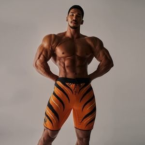 New Fied Tiger Men's Physique Trunks Bodybuilding